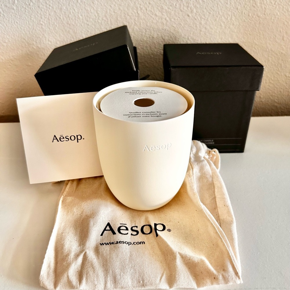 [NEW] Aesop Ptolemy Aromatique Candle x2, vegan-friendly ingredients